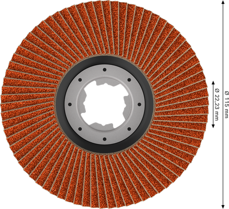 Lamelový kotouč Bosch EXPERT X782 115 mm G120 X-Lock.